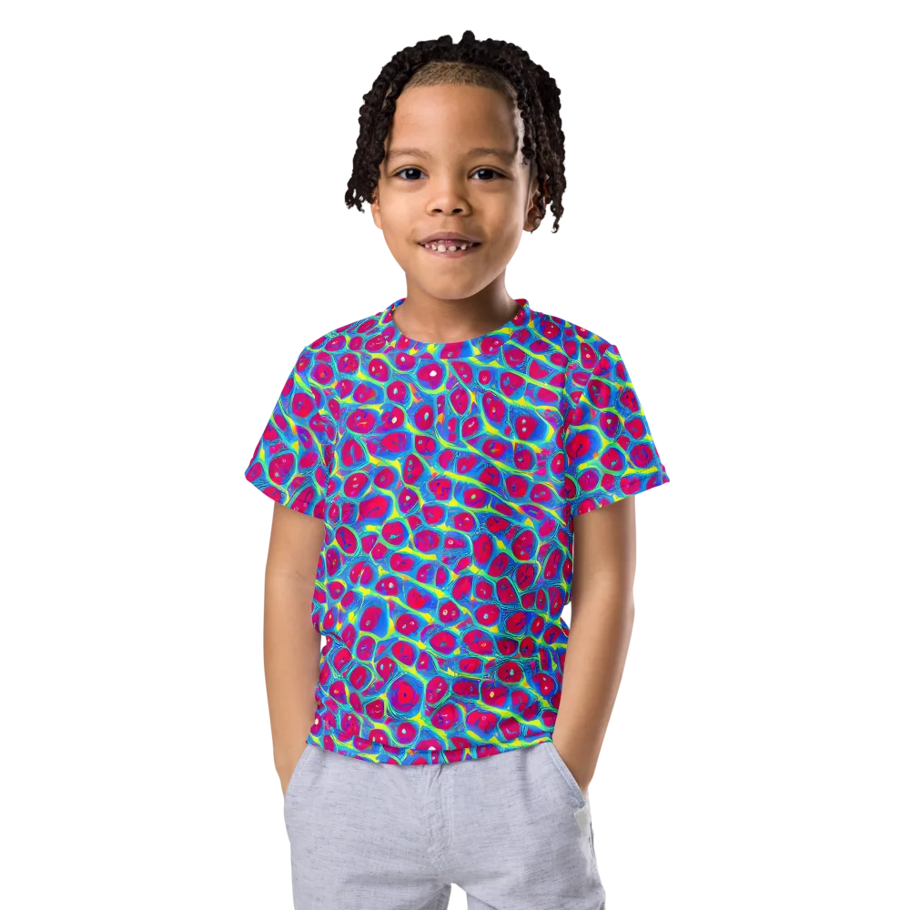 Voltage Bloom on Kids Crew Neck T-Shirt — Front