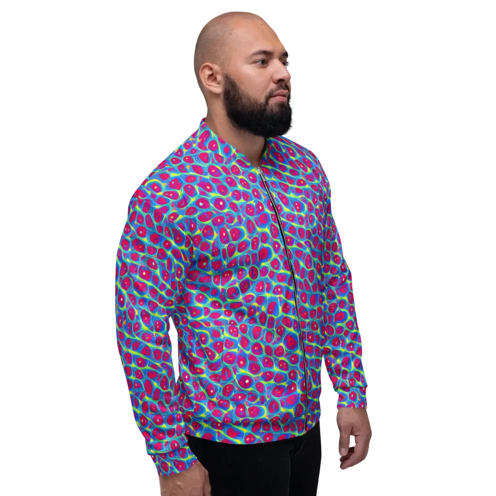 Voltage Bloom on Bomber Jacket — Right