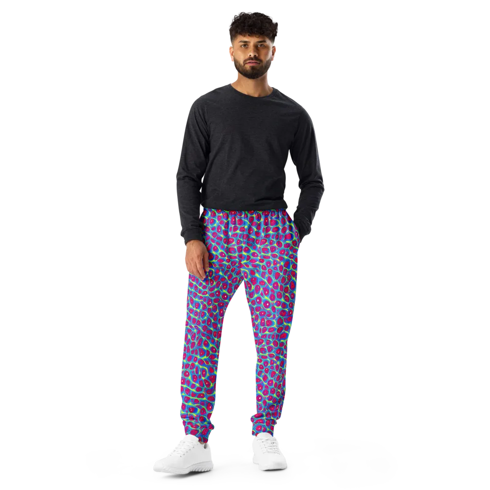 Voltage Bloom on Men's Joggers — Front