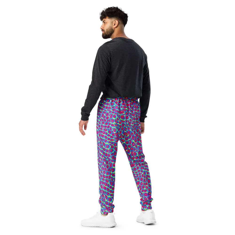 Voltage Bloom on Men's Joggers — Back