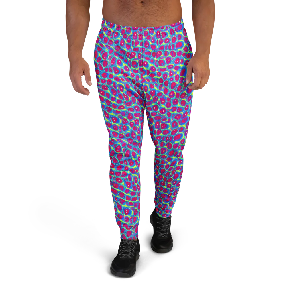 Voltage Bloom on Men's Joggers — Front