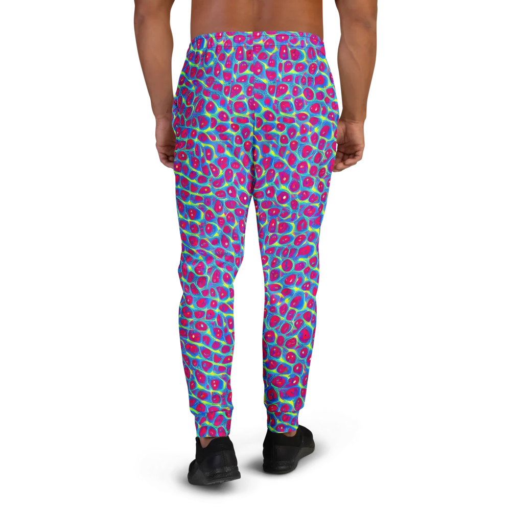 Voltage Bloom on Men's Joggers — Back