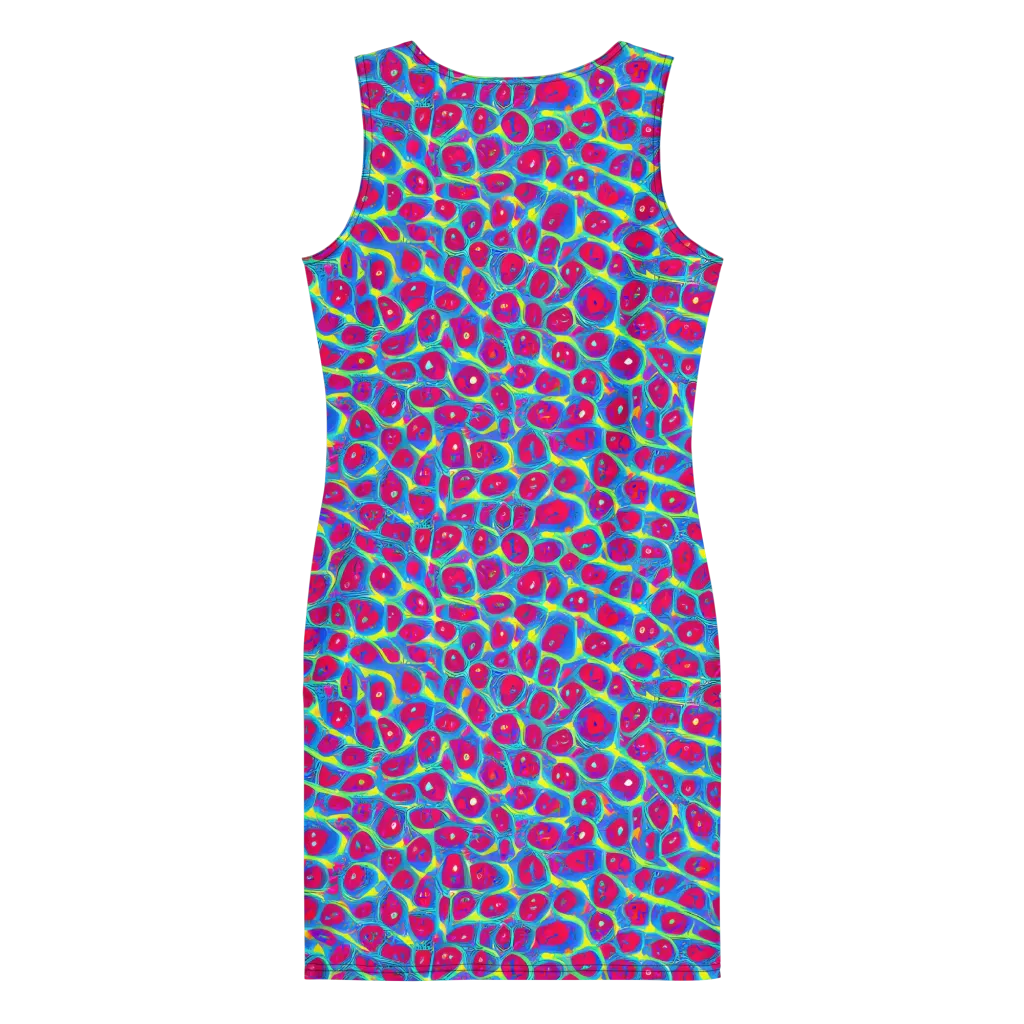 Voltage Bloom on Bodycon Dress — Back