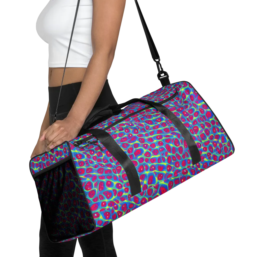 Voltage Bloom on Duffle Bag — Front