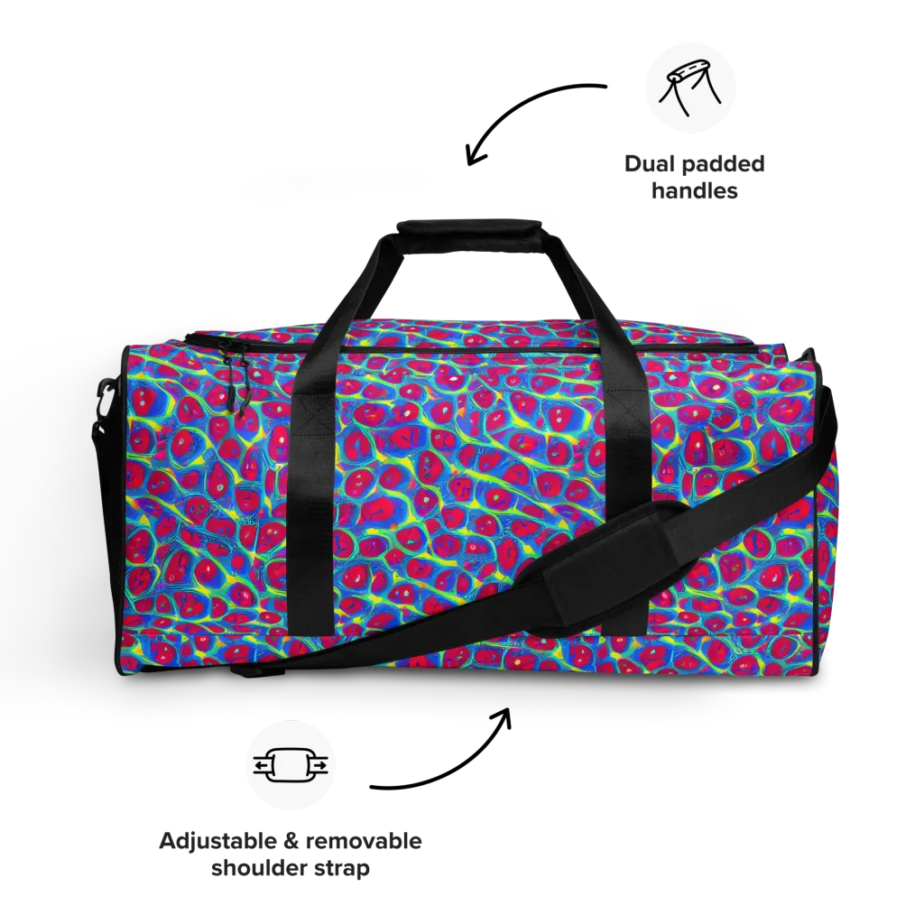 Voltage Bloom on Duffle Bag — Front