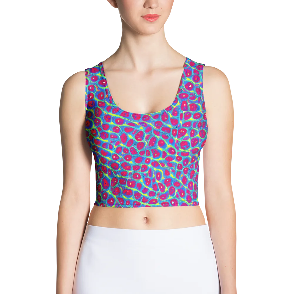 Voltage Bloom on Crop Top — Front