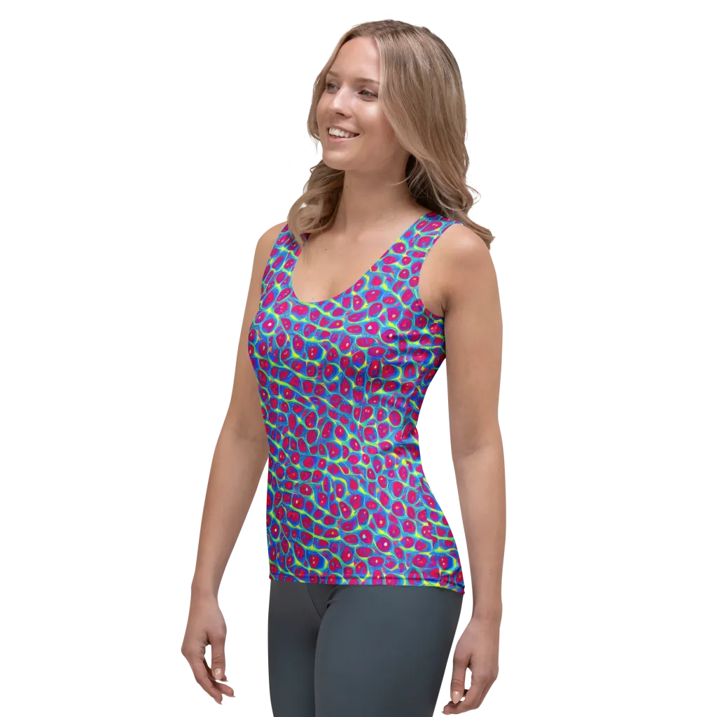 Voltage Bloom on Women's Tank Top — Left Front