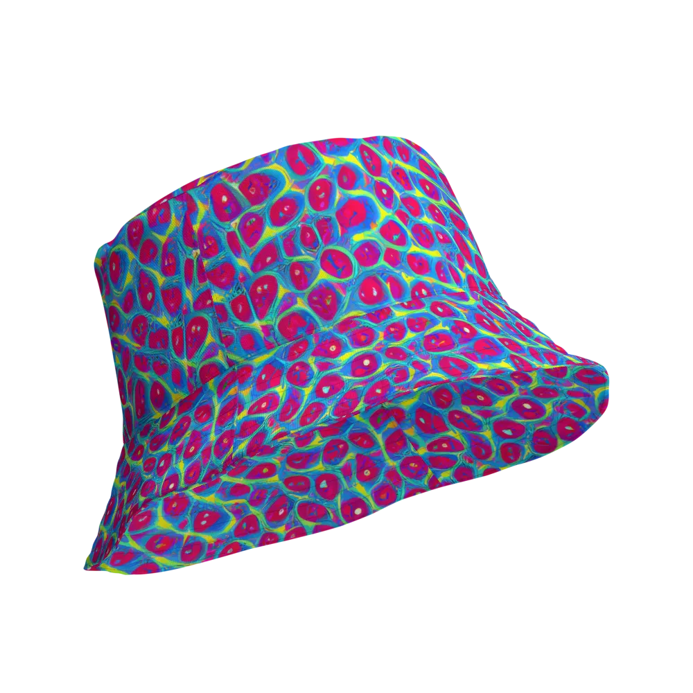 Voltage Bloom on Reversible Bucket Hat — Product details Outside