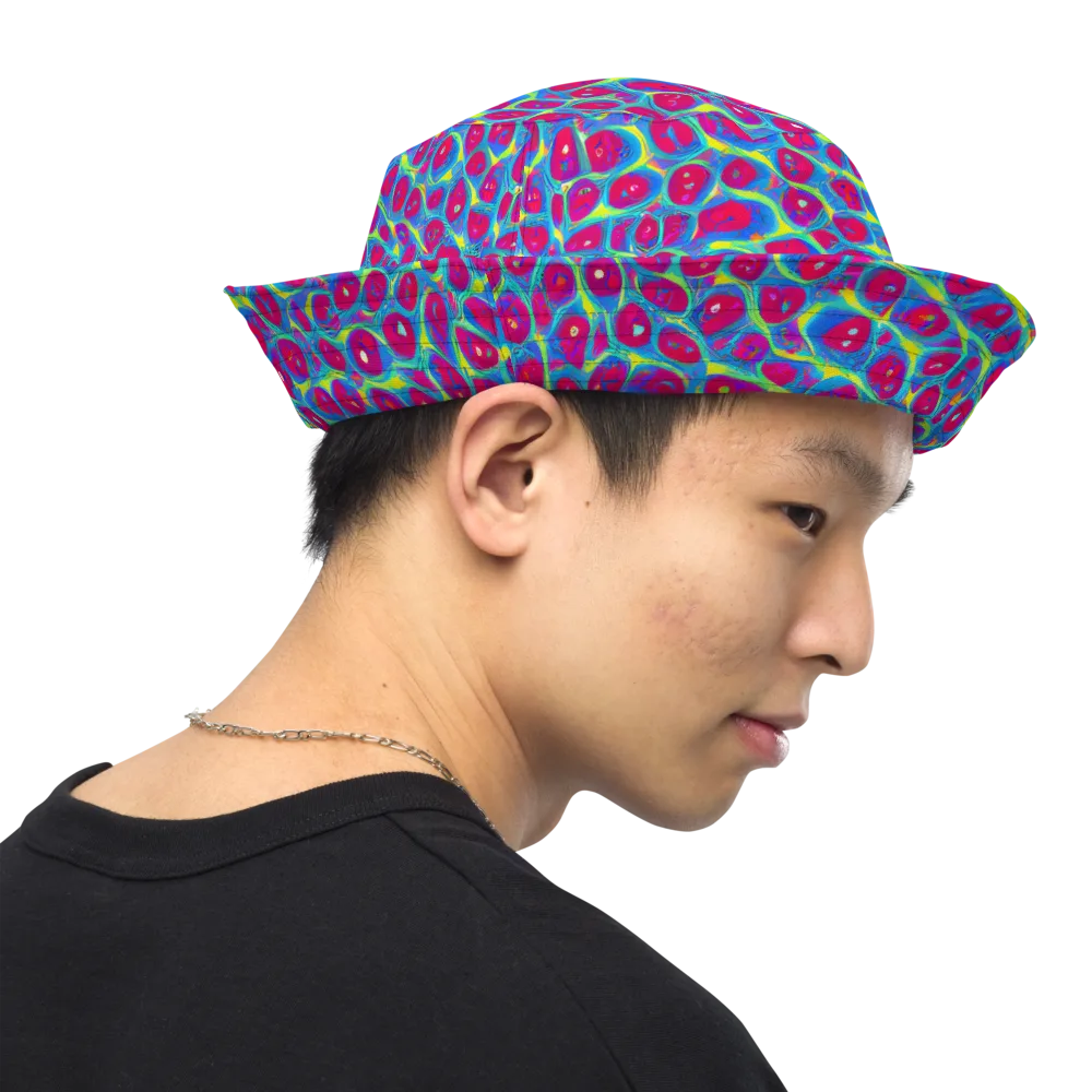 Voltage Bloom on Reversible Bucket Hat — Right Outside