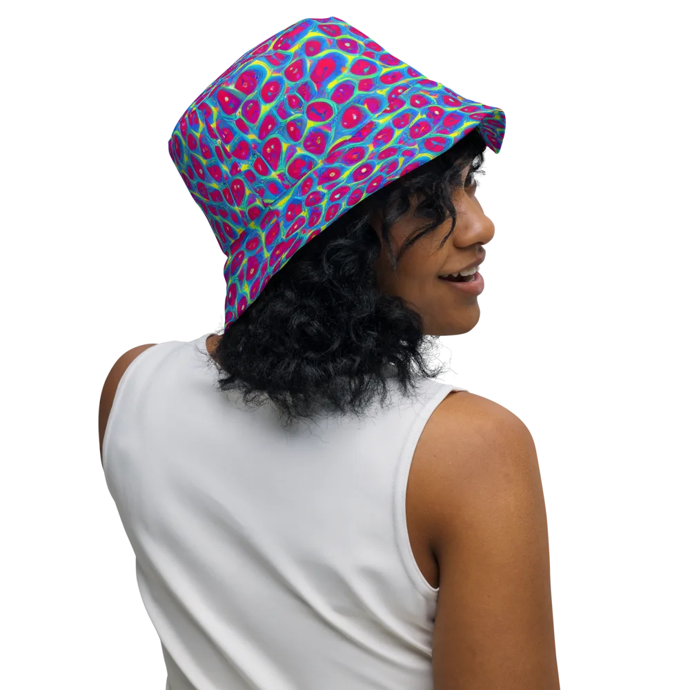 Voltage Bloom on Reversible Bucket Hat — Right Outside