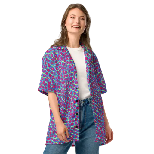 Voltage Bloom on a Button Shirt