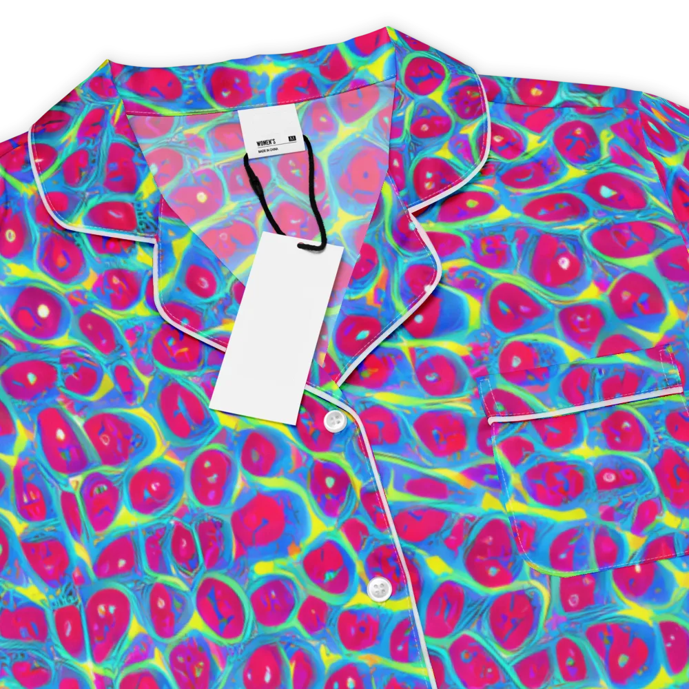 Voltage Bloom on Women's Short Sleeve Pajama Top — Product details