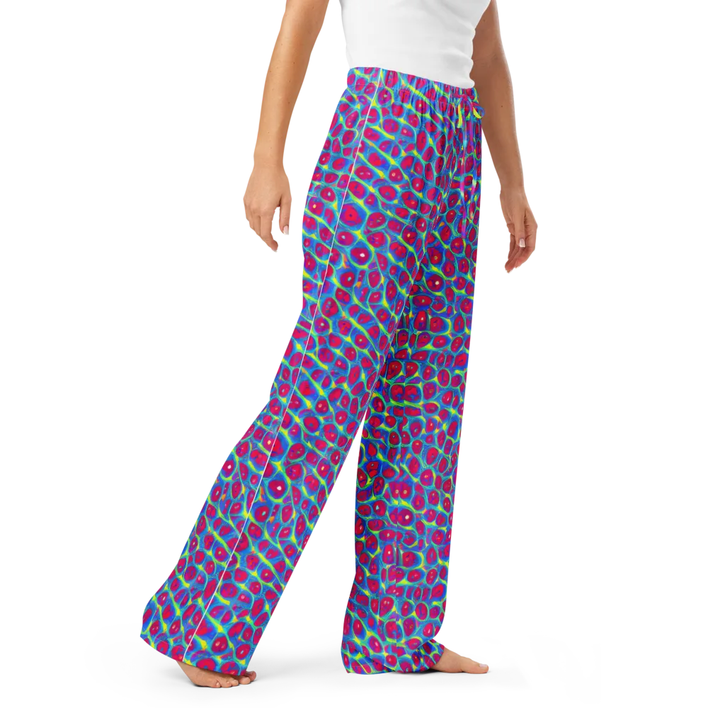 Voltage Bloom on Women's Pajama Pants — Right Front