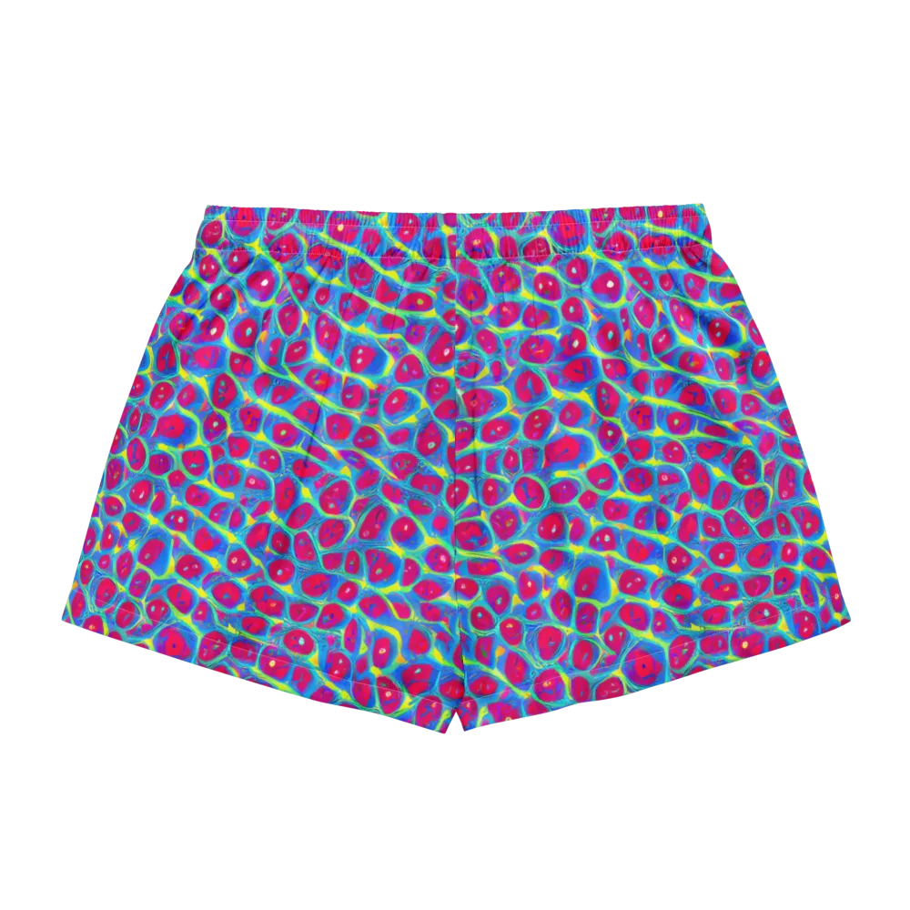 Voltage Bloom on Women's Pajama Shorts — Back