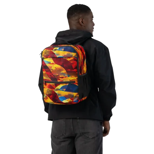 Sundown Kaleidoscope on a Utility Backpack
