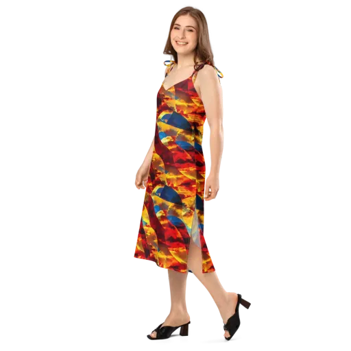 Sundown Kaleidoscope on a Slip Dress