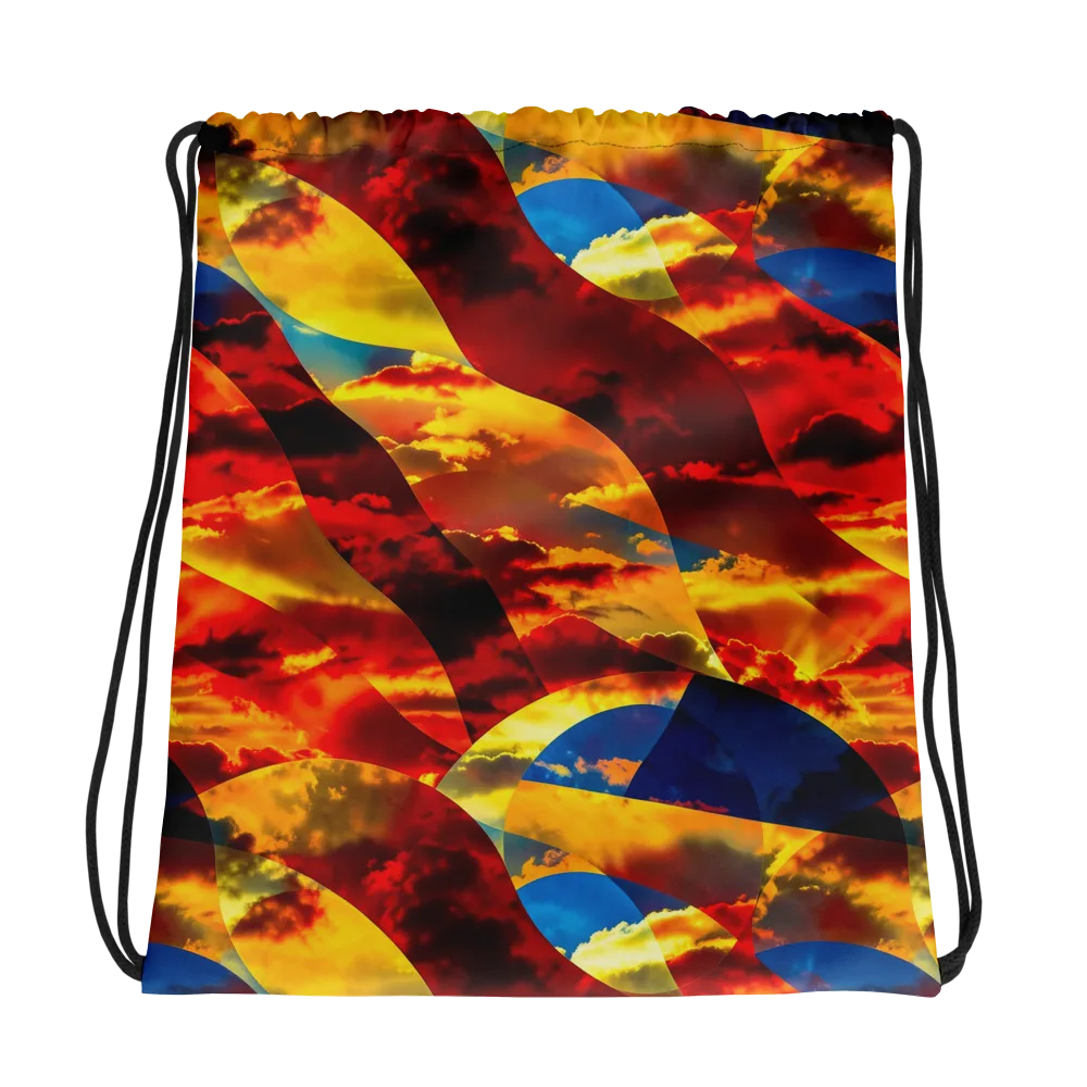 Sundown Kaleidoscope on Drawstring Bag — Photo