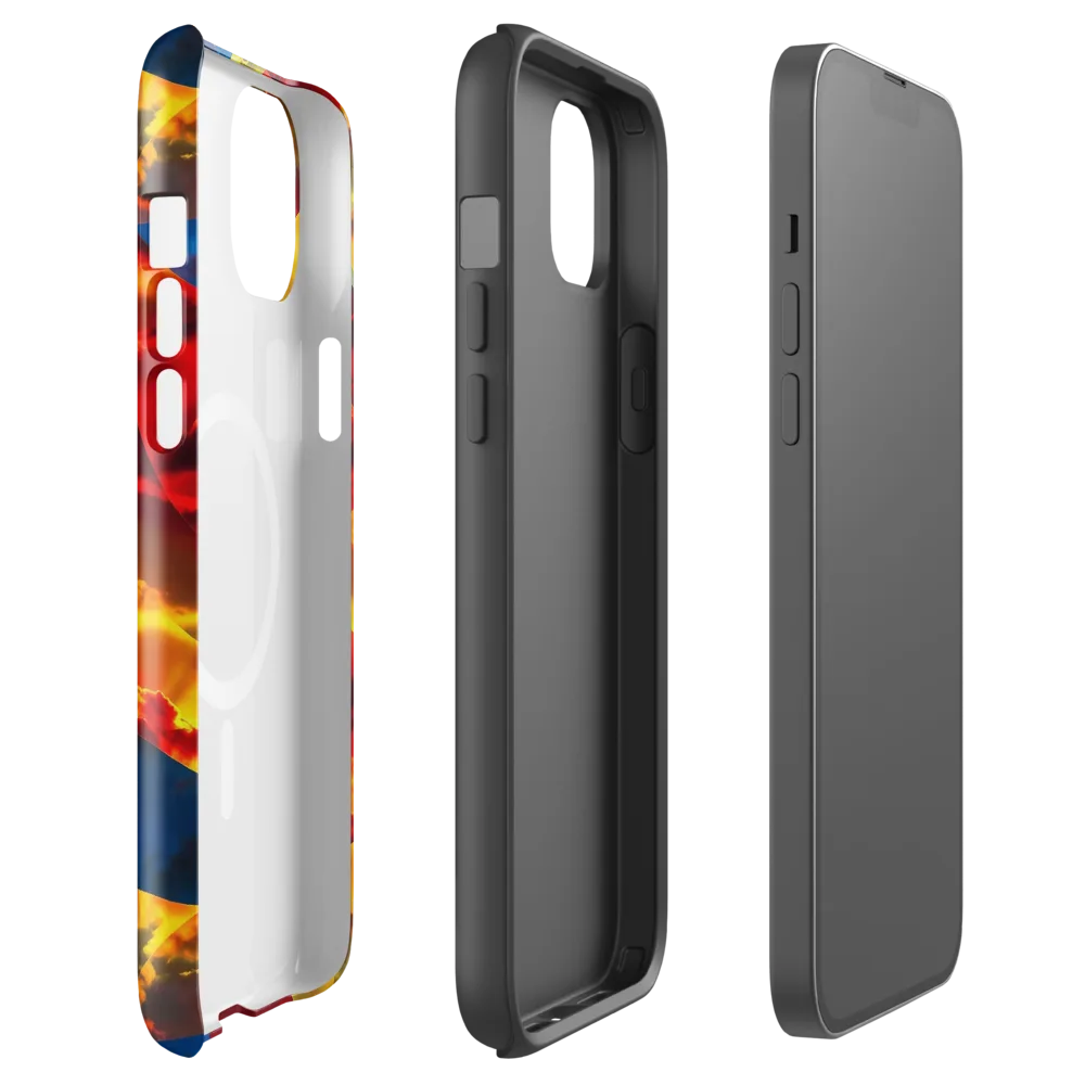 Sundown Kaleidoscope on MagSafe Tough Case for iPhone® — Front