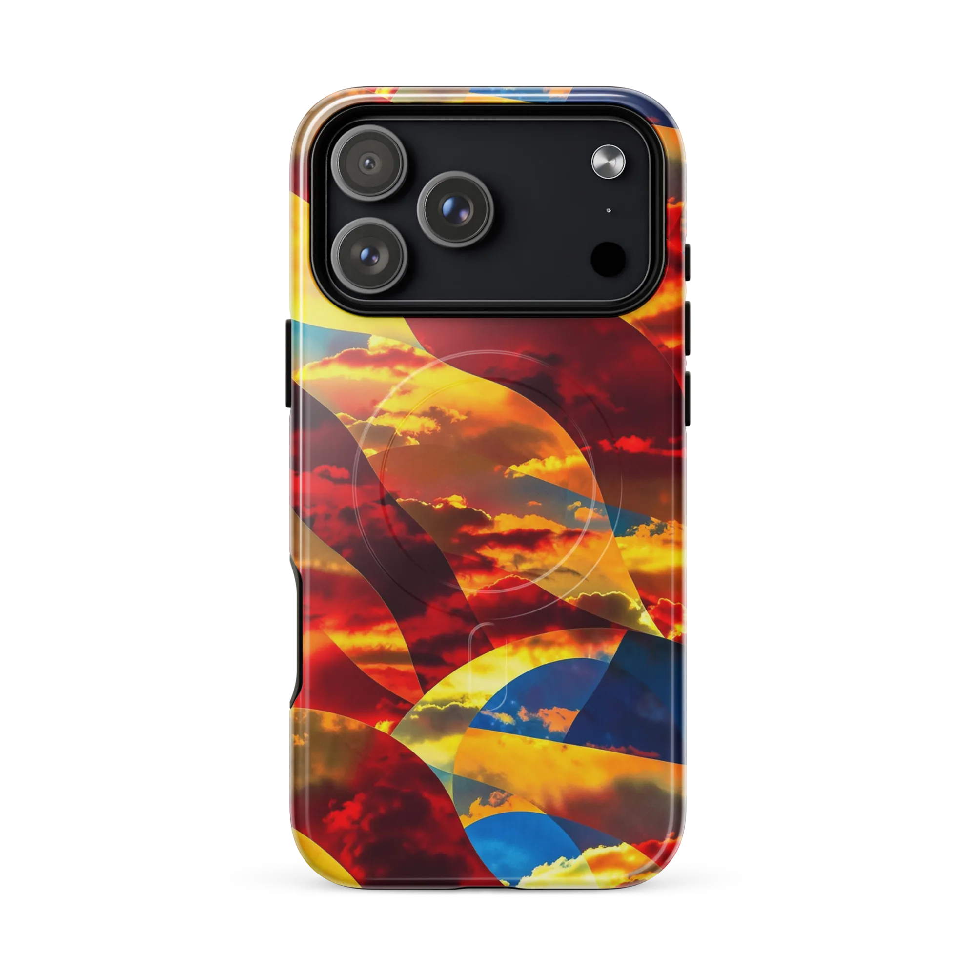 Sundown Kaleidoscope on MagSafe Tough Case for iPhone® — Front