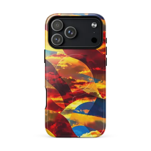 Sundown Kaleidoscope on a MagSafe Tough Case for iPhone®