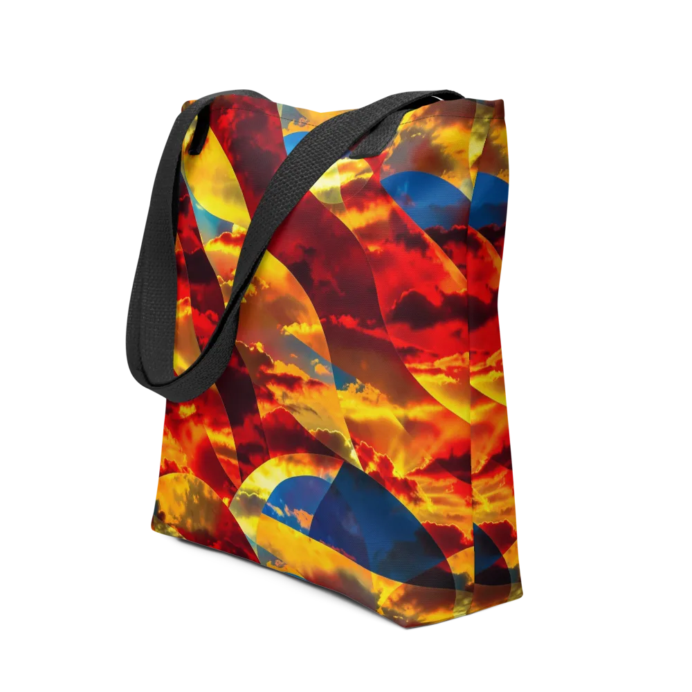Sundown Kaleidoscope on Tote Bag — Front
