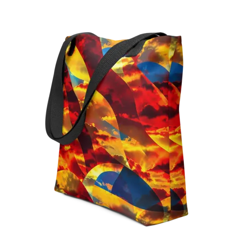 Sundown Kaleidoscope on a Tote Bag