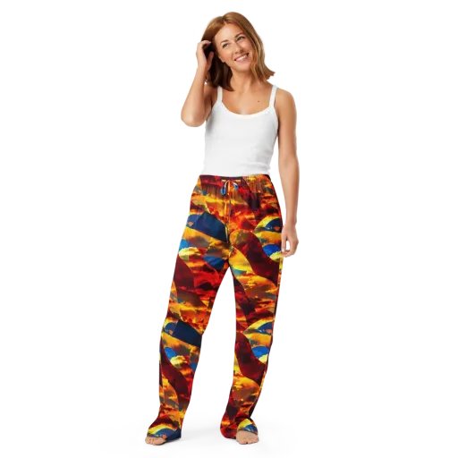 Sundown Kaleidoscope on a Women's Pajama Pants
