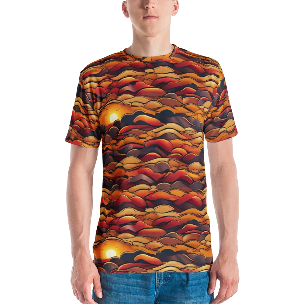 Molten Horizon on Men's Crew Neck T-Shirt — Front