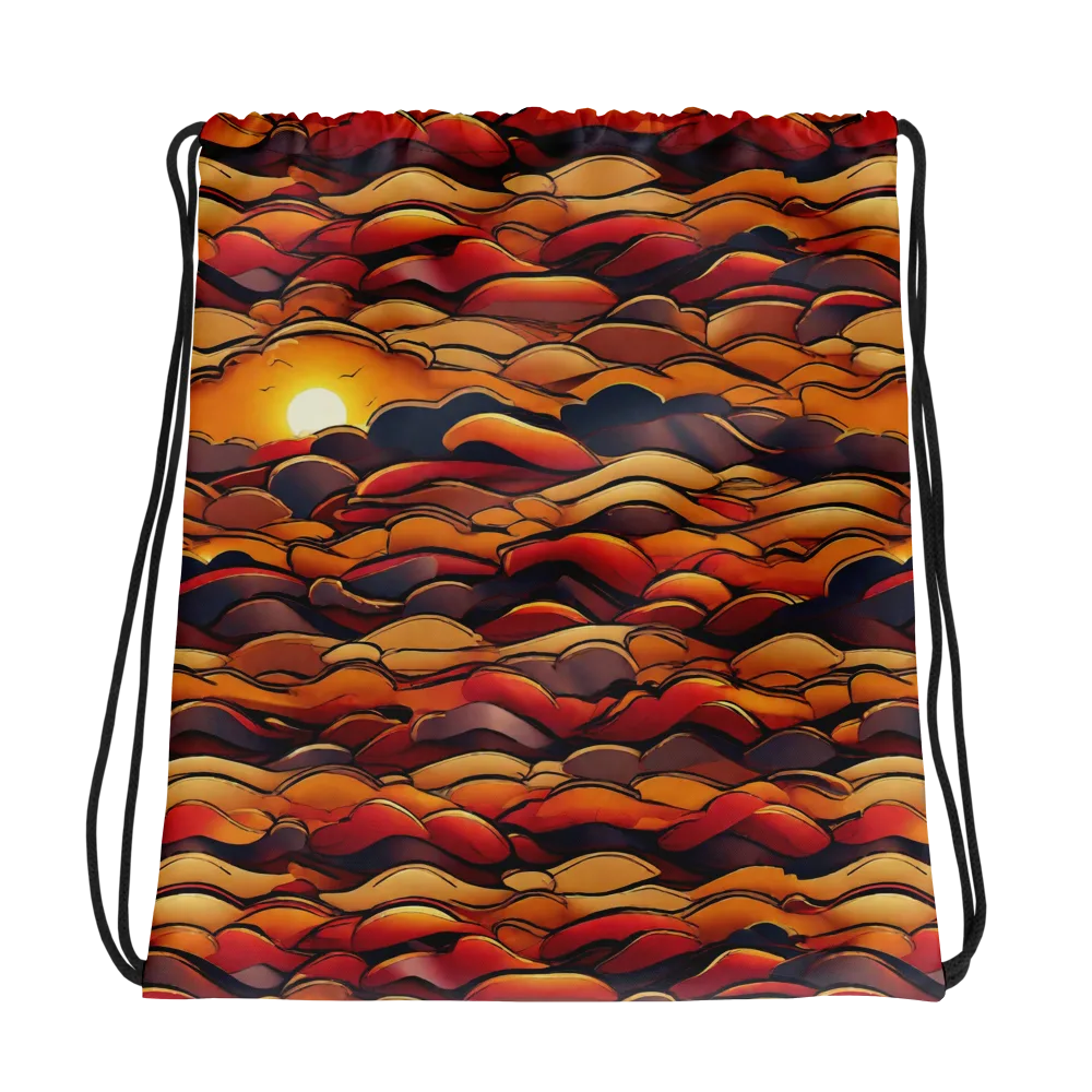 Molten Horizon on Drawstring Bag — Photo
