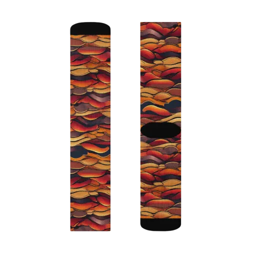 Molten Horizon on a Socks
