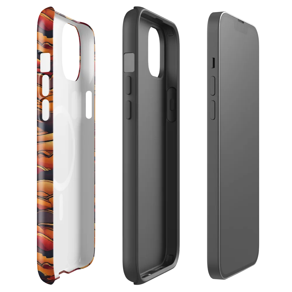 Molten Horizon on MagSafe Tough Case for iPhone® — Front