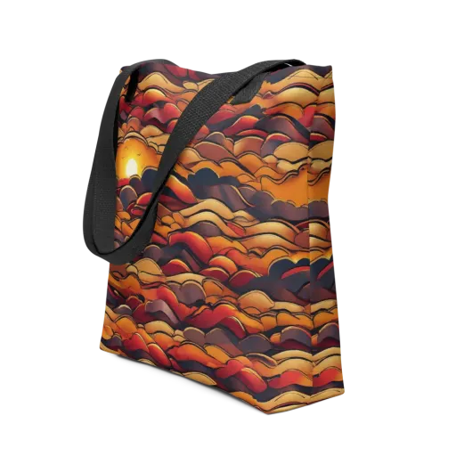Molten Horizon on a Tote Bag