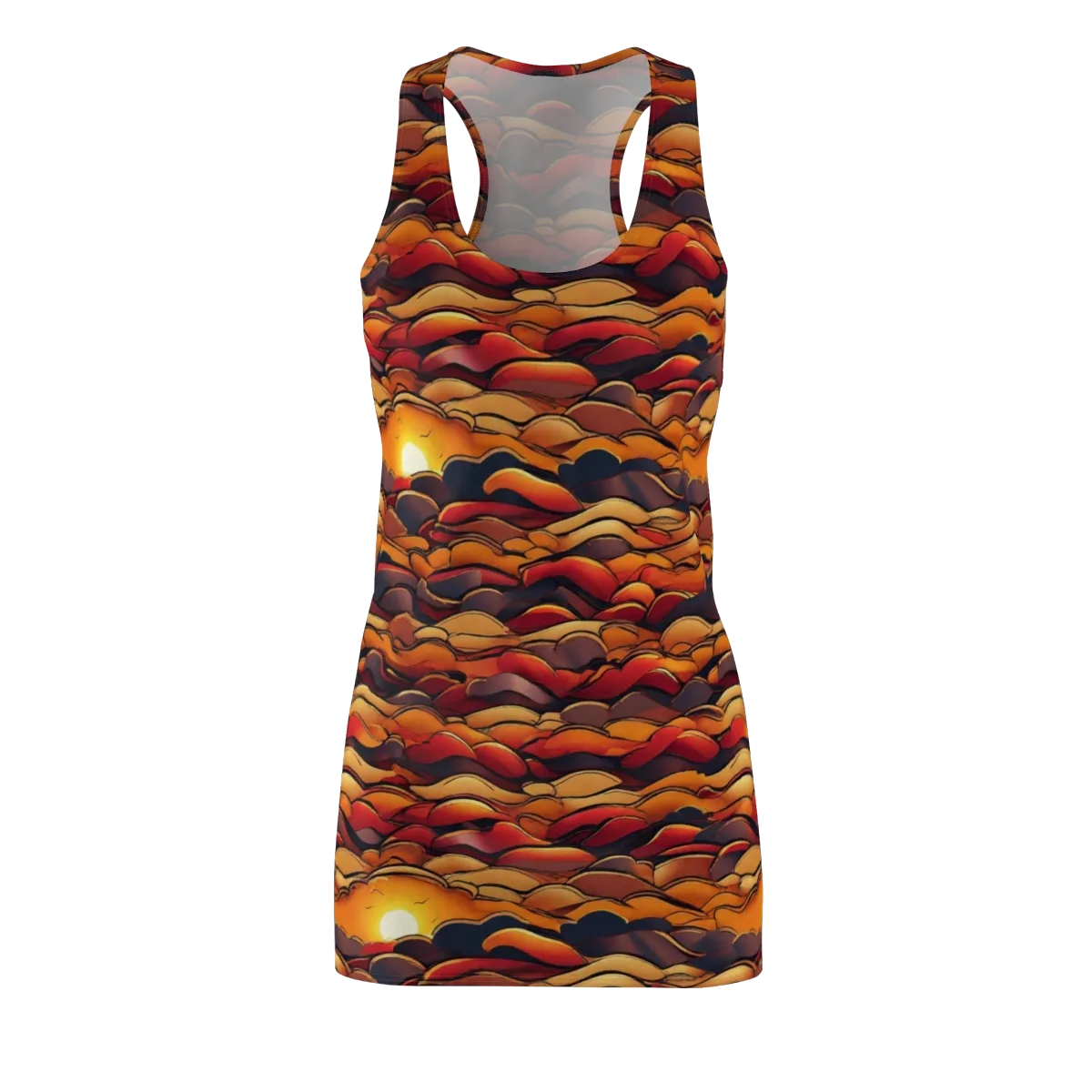 Molten Horizon on Racerback Dress — Front