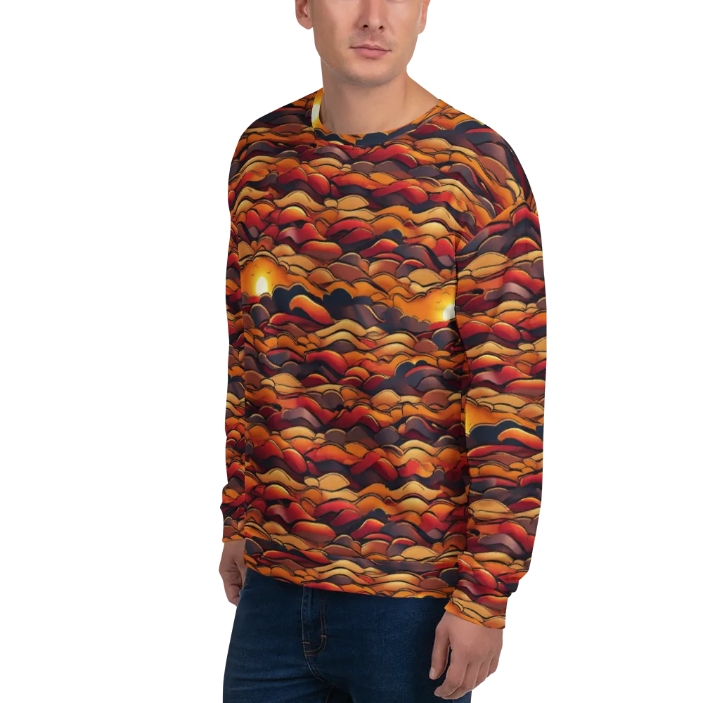 Molten Horizon on Sweatshirt — Left Front