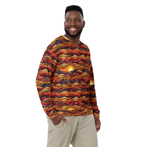 Molten Horizon on a Sweatshirt