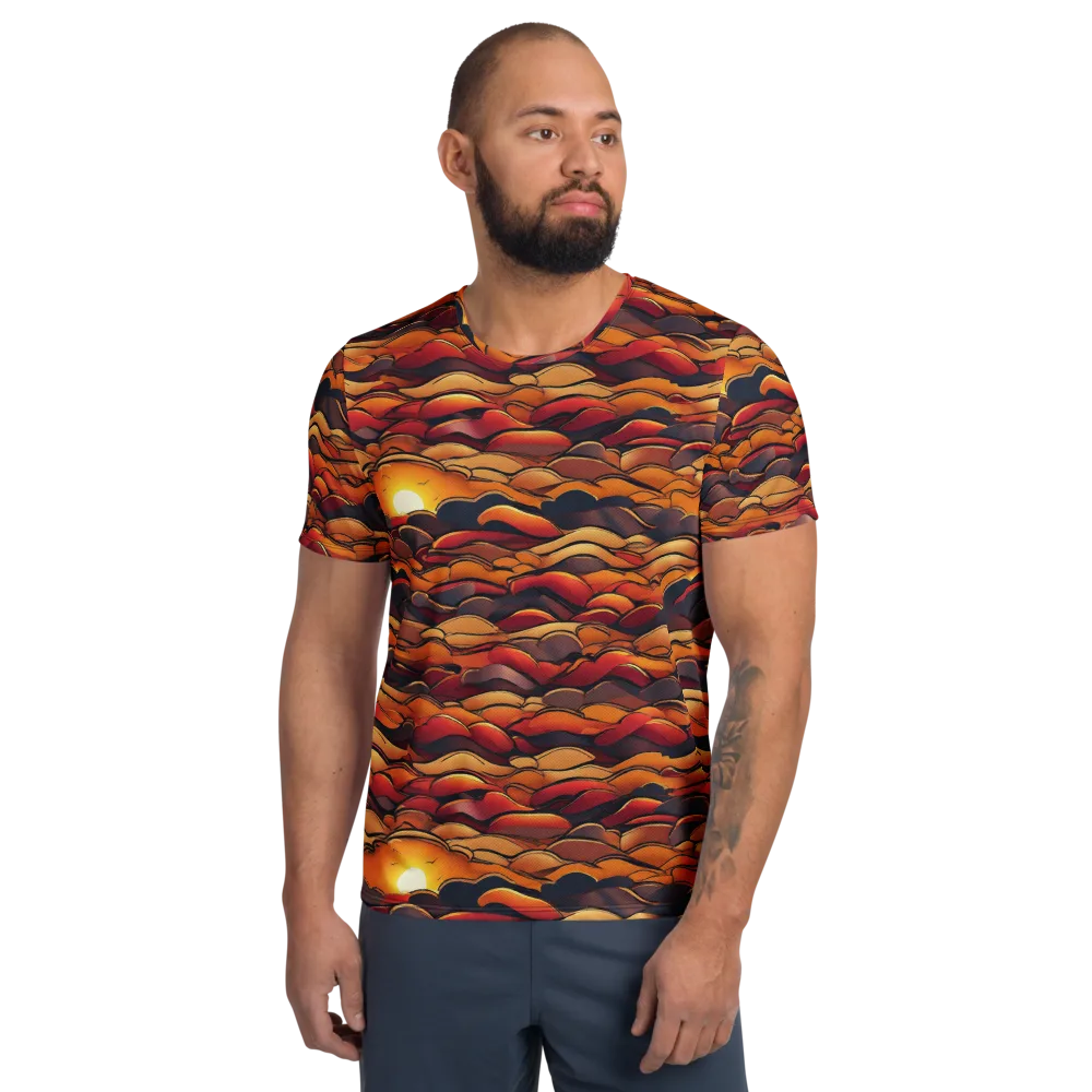 Molten Horizon on Men's Athletic T-Shirt — Front