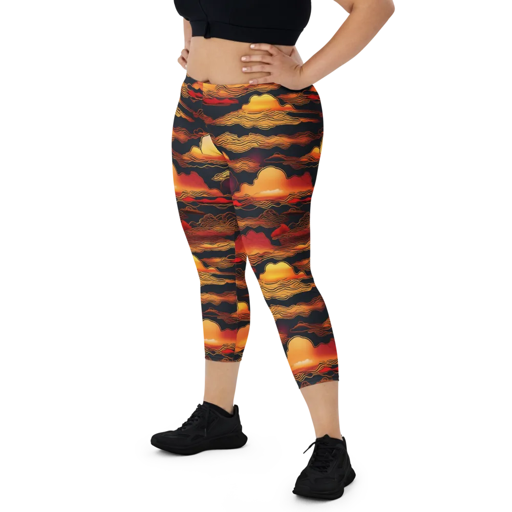 Ember Cloudline on Capri Leggings — Front