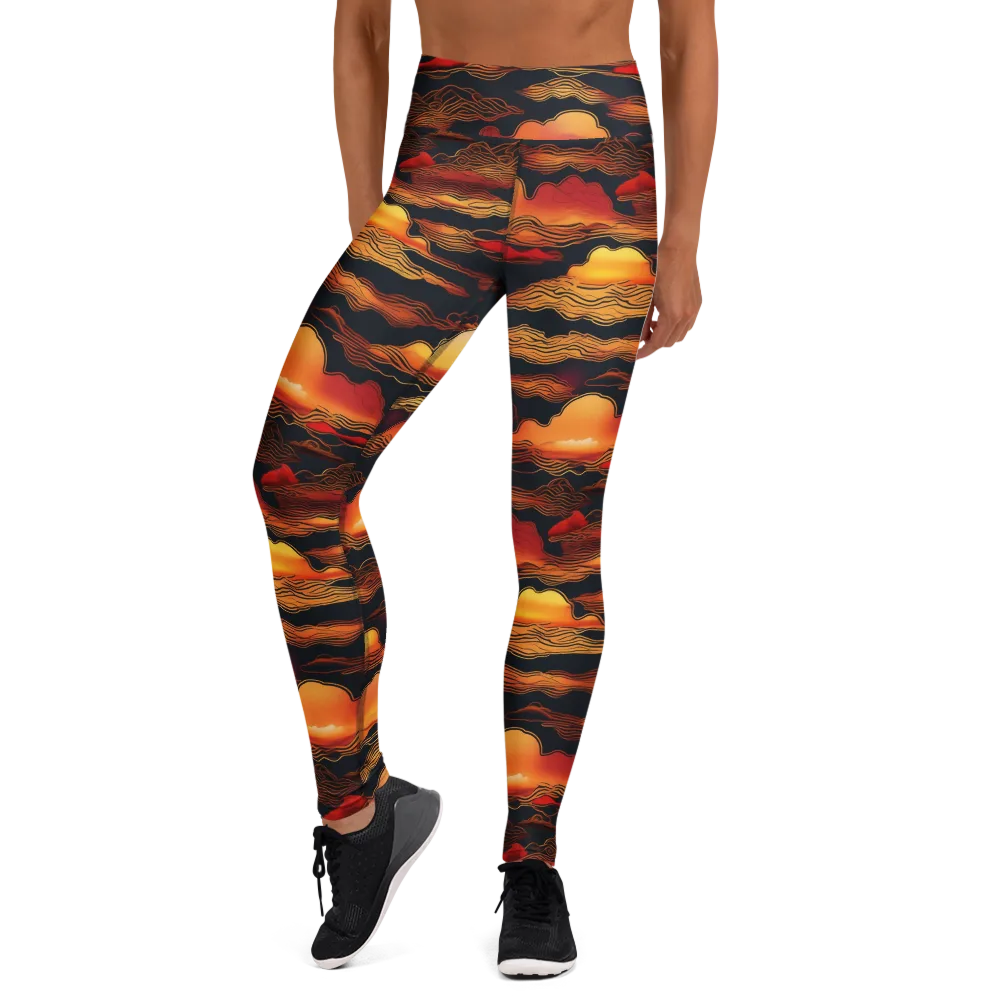 Ember Cloudline on Yoga Leggings — Front