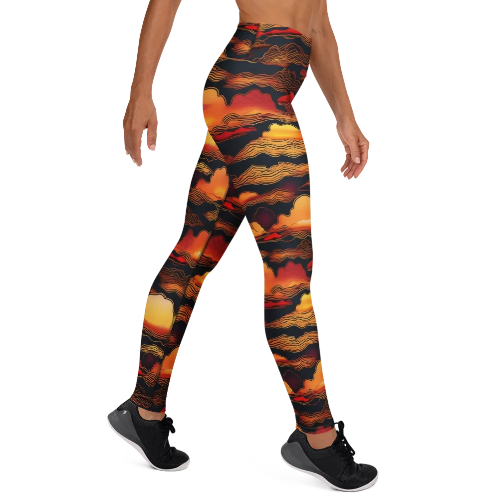 Ember Cloudline on Yoga Leggings — Right