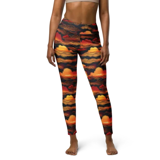 Ember Cloudline on a Yoga Leggings