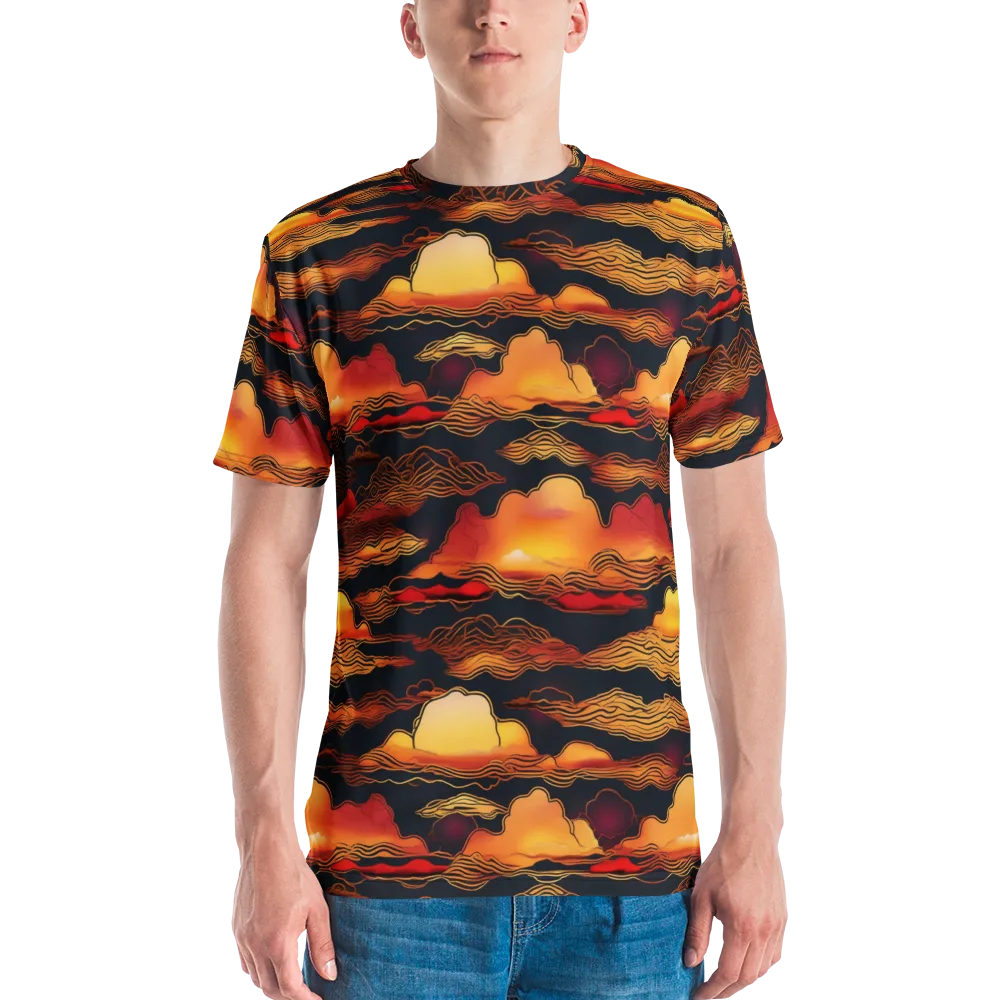 Ember Cloudline on Men's Crew Neck T-Shirt — Front