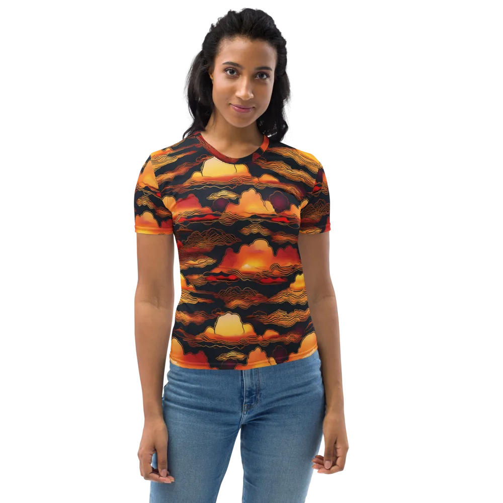 Ember Cloudline on Women's Crew Neck T-Shirt — Front