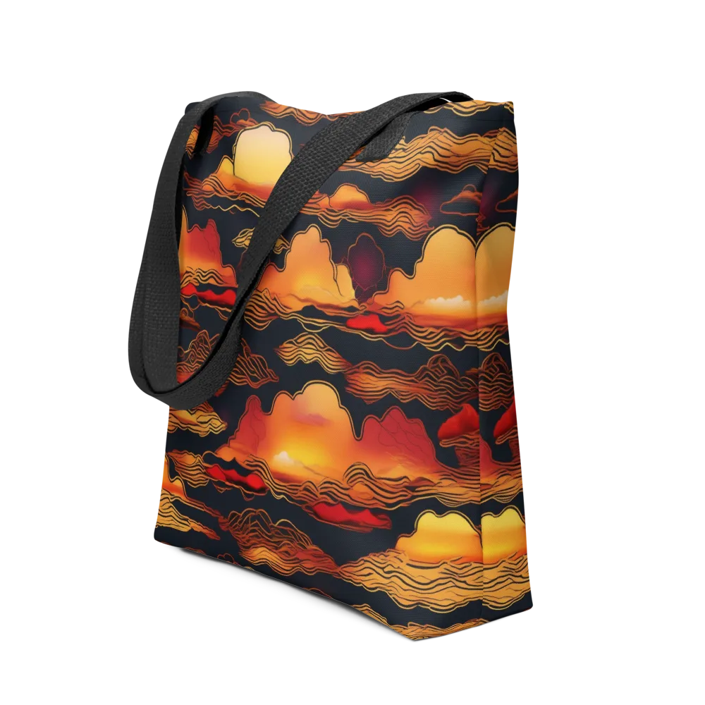 Ember Cloudline on Tote Bag — Front