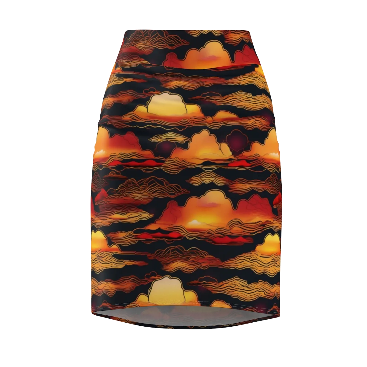 Ember Cloudline on Pencil Skirt — Front