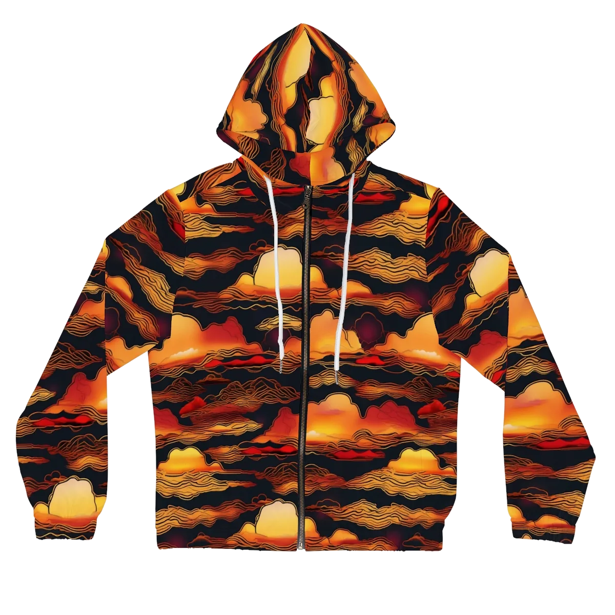 Ember Cloudline on Women's Full-Zip Hoodie — Front