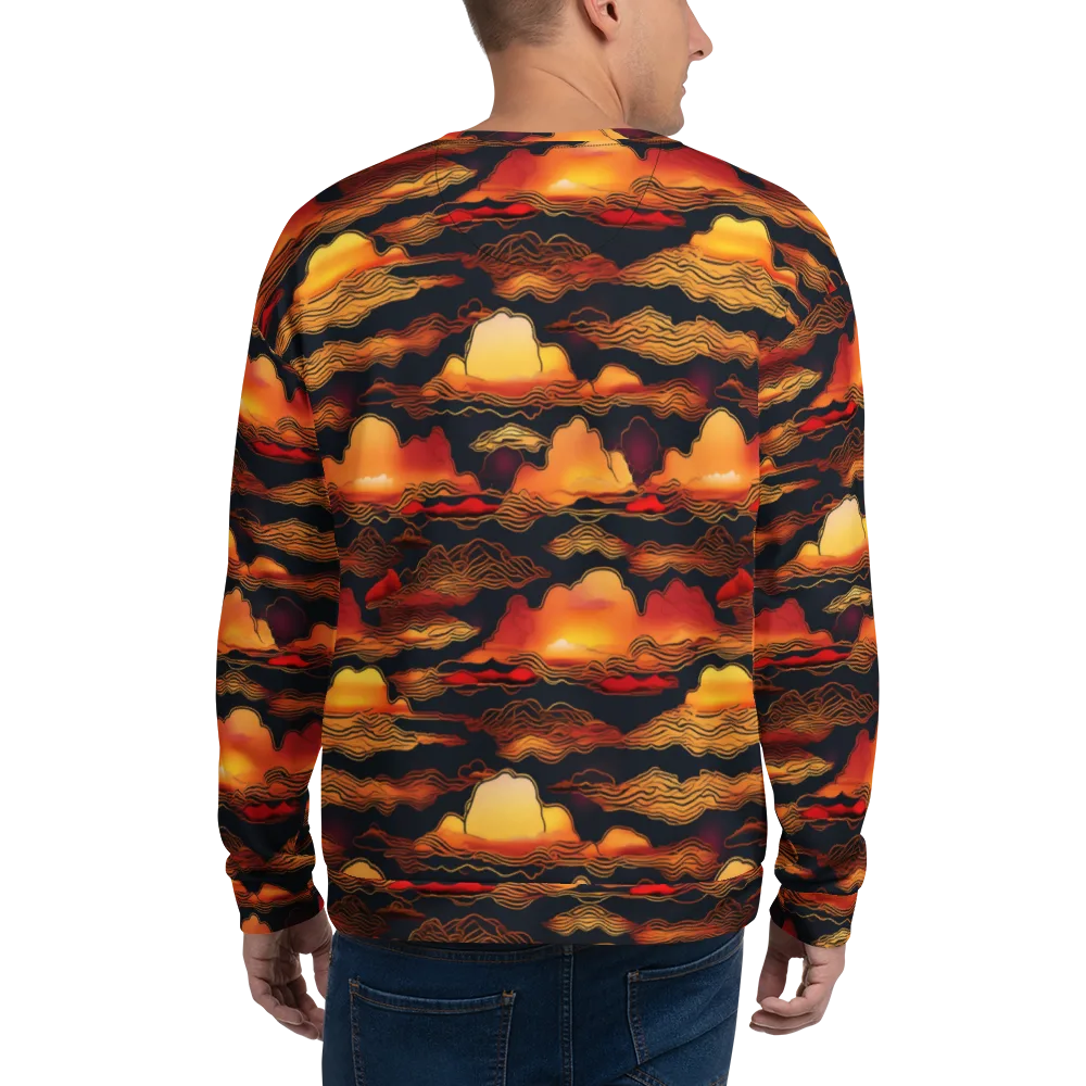 Ember Cloudline on Sweatshirt — Back