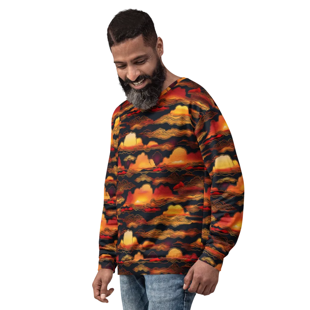 Ember Cloudline on Sweatshirt — Left Front