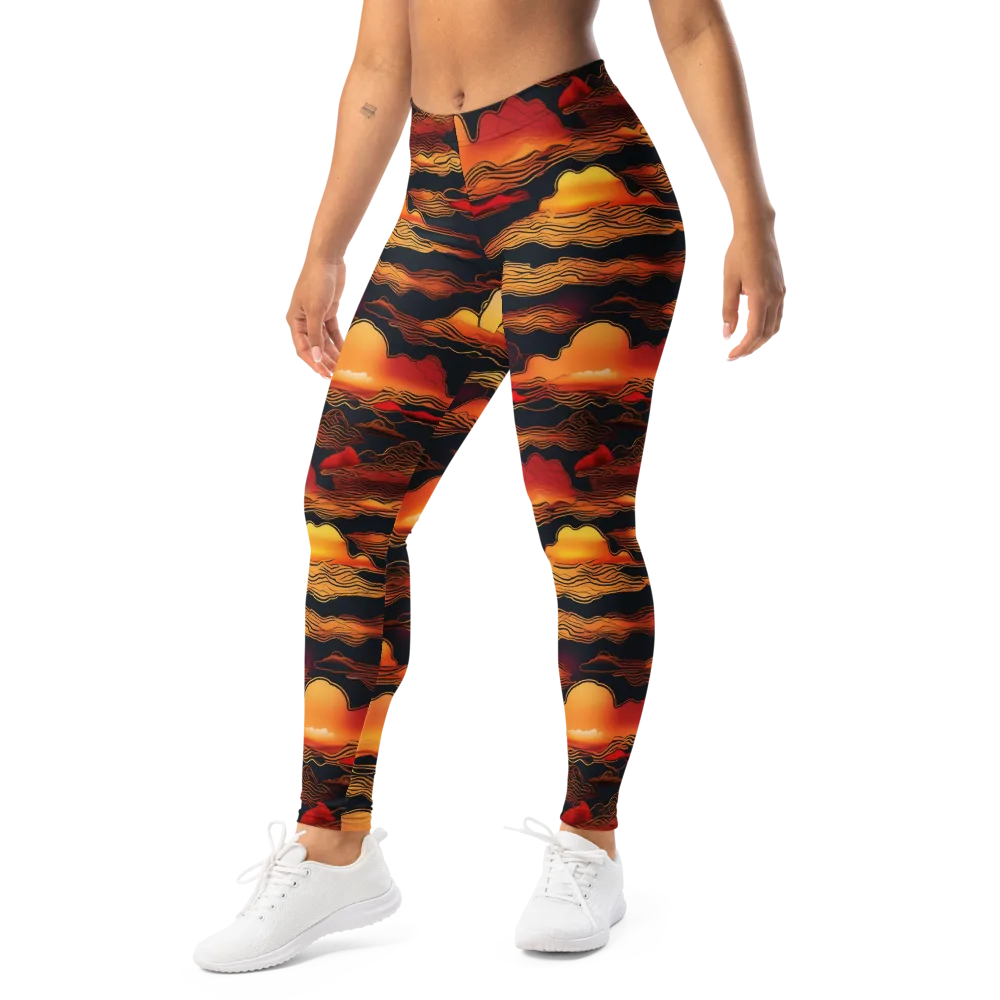 Ember Cloudline on Leggings — Left Front