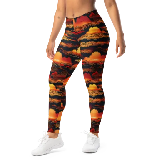 Ember Cloudline on a Leggings