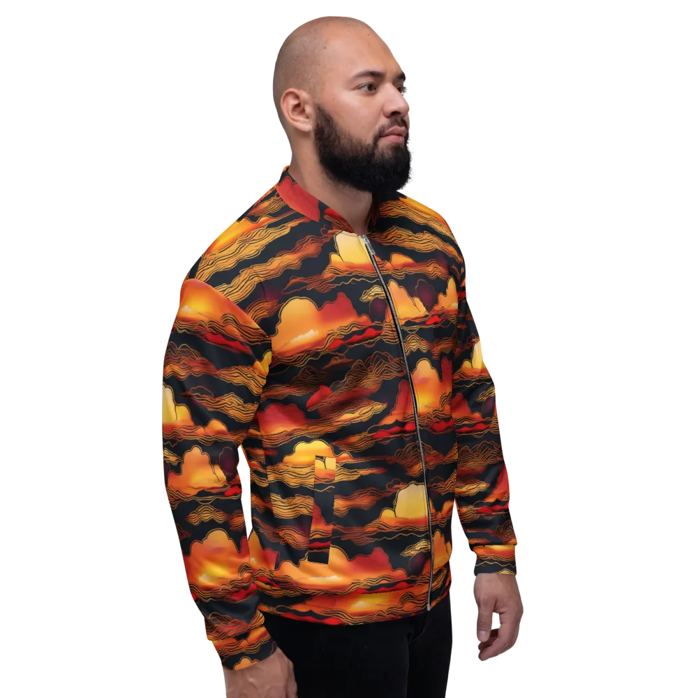 Ember Cloudline on Bomber Jacket — Right
